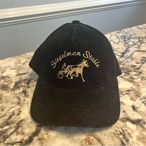 Siegelman Stable Winter 2023 black corduroy hat